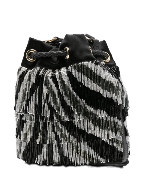 PUCCI beaded-fringe bucket bag - Black - zdjęcie produktu nr 2