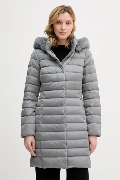 Geox kurtka puchowa BETTANIE kolor szary zimowa W5626H T3122 - zdjęcie produktu nr 1