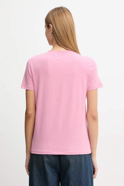 Versace Jeans Couture t-shirt damski kolor różowy 79HAHT05 CJ03T - zdjęcie produktu nr 2