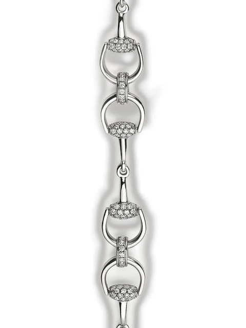 Gucci 18kt white gold Horsebit diamond bracelet - Silver - zdjęcie produktu nr 2