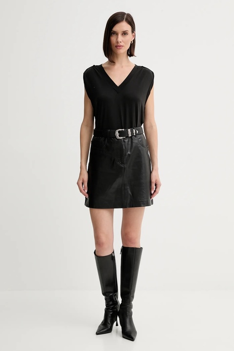 Guess t-shirt damskie kolor czarny W5YP52 KCYW2 - zdjęcie produktu nr 2