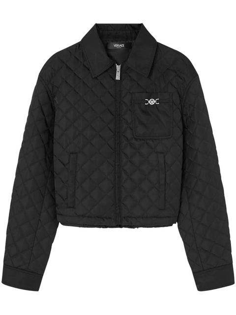 Versace quilted blouson jacket - Black - zdjęcie produktu nr 1