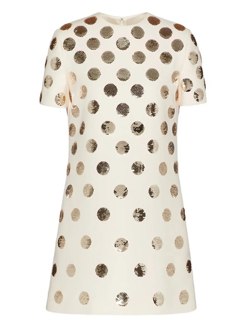 Valentino Garavani sequin-embellished dress - Neutrals - zdjęcie produktu nr 1