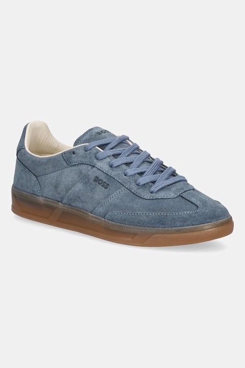 BOSS sneakersy zamszowe Brenta damskie kolor niebieski 50536645 - zdjęcie produktu nr 1