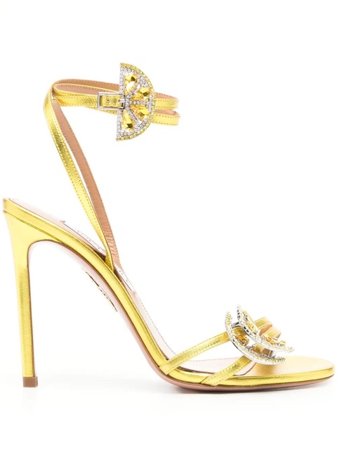Aquazzura Gin Tonic 15mm sandals - Yellow - zdjęcie produktu nr 1