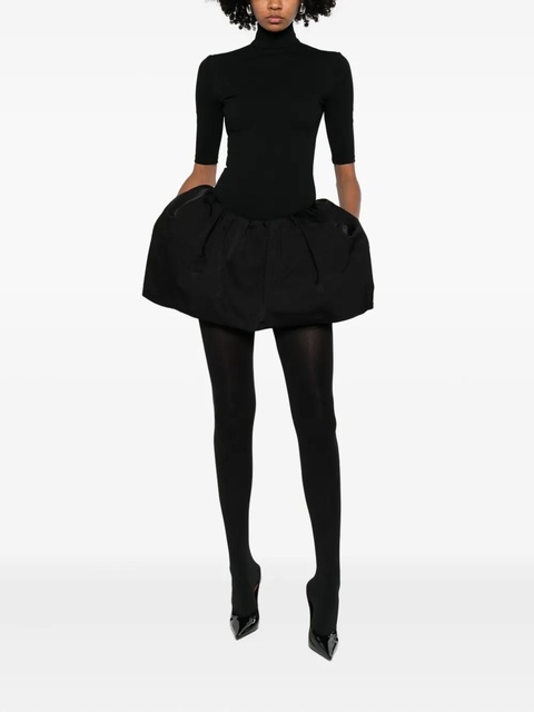 Magda Butrym roll-neck puffball mini dress - Black - zdjęcie produktu nr 2