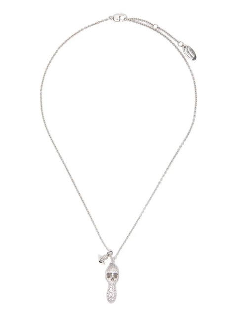 Vivienne Westwood skull-charm necklace - Silver - zdjęcie produktu nr 1