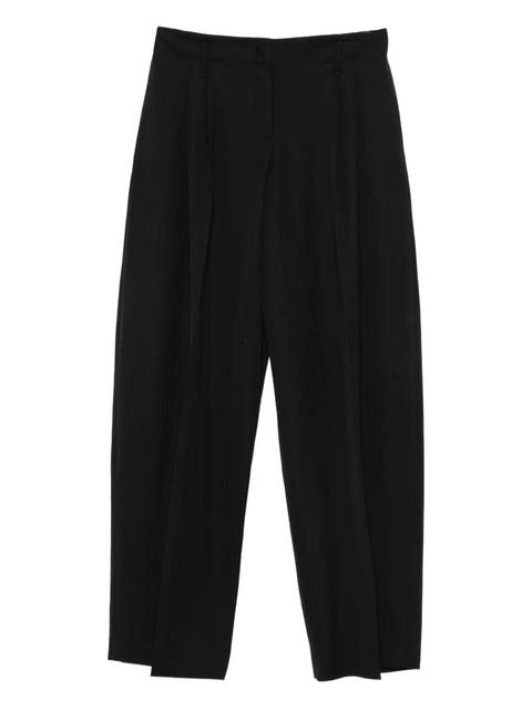 Alexander McQueen cotton tapered trousers - Black - zdjęcie produktu nr 1