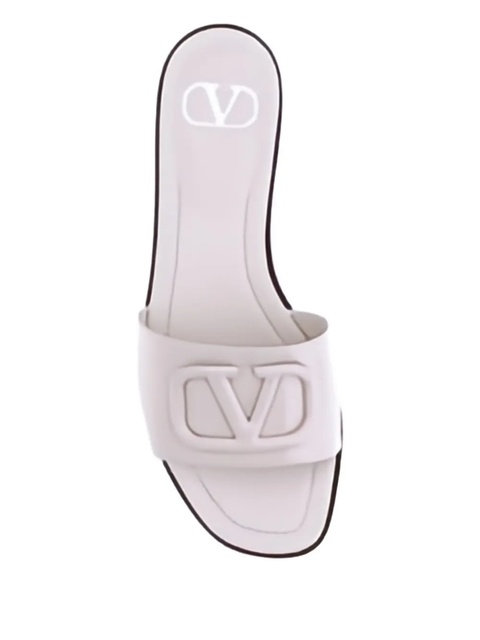 Valentino Garavani VLogo signature leather sandals - White - zdjęcie produktu nr 2