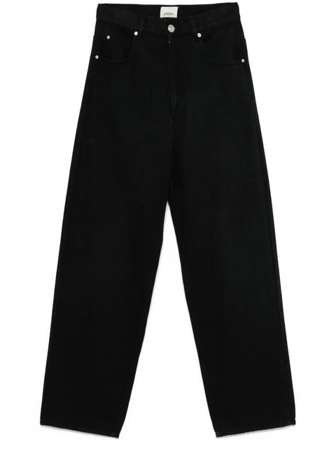 ISABEL MARANT Jenny straight-leg jeans - Black - zdjęcie produktu nr 1