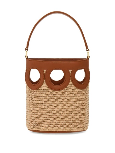 Ferragamo mini Gancini bucket bag - Neutrals - zdjęcie produktu nr 2