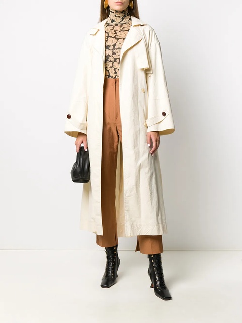 Nanushka Reya cropped trousers - Brown - zdjęcie produktu nr 1
