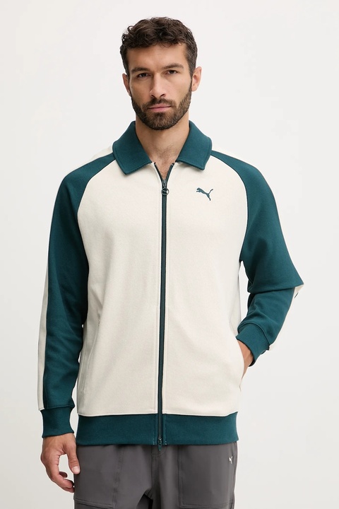 Puma bluza kolor beżowy gładka 632994 - zdjęcie produktu nr 1