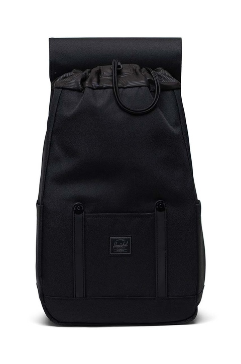 Herschel plecak Retreat™ Small kolor czarny duży gładki - zdjęcie produktu nr 2