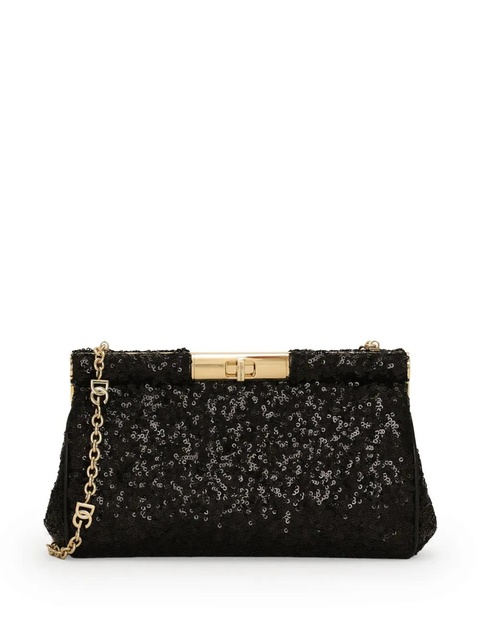 Dolce & Gabbana sequined clutch bag - Black - zdjęcie produktu nr 1