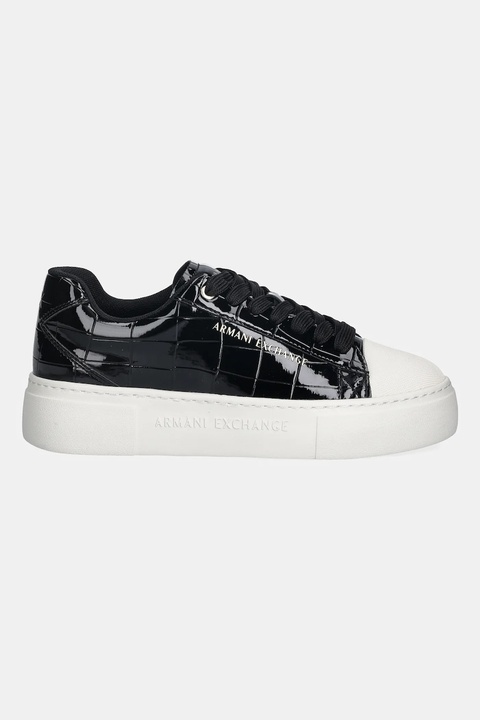Armani Exchange sneakersy damskie kolor czarny XW001661 AF17477 UC001 - zdjęcie produktu nr 2