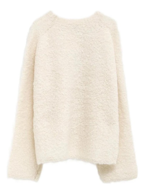 TOTEME bouclé sweater - White - zdjęcie produktu nr 2