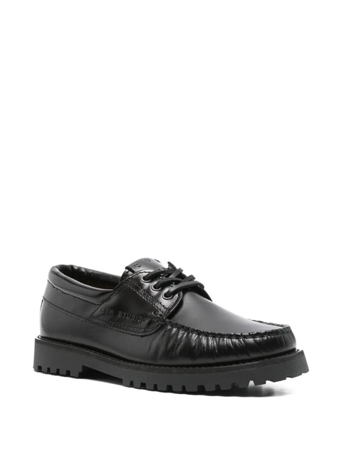 Copenhagen leather lace-up loafers - Black - zdjęcie produktu nr 1