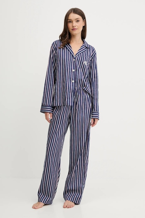 Lauren Ralph Lauren piżama damska kolor granatowy ILN92479 - zdjęcie produktu nr 1