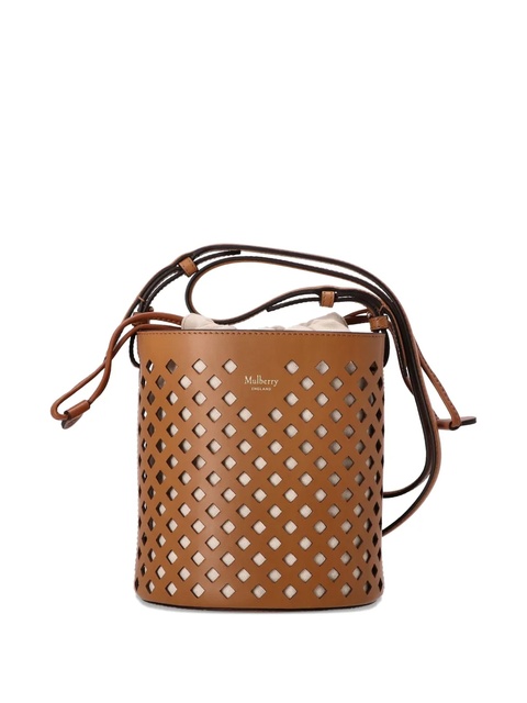 Mulberry Perfurated Bucket leather bag - Brown - zdjęcie produktu nr 2