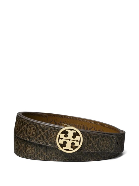 Tory Burch monogram-pattern belt - Brown - zdjęcie produktu nr 1