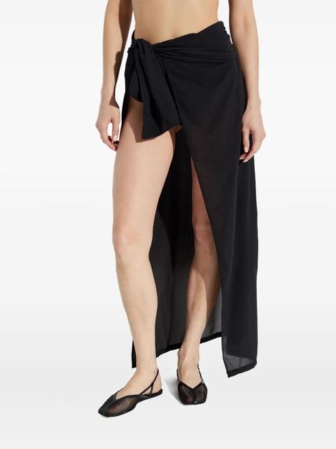 Balmain transparent beach cover-up - Black - zdjęcie produktu nr 2
