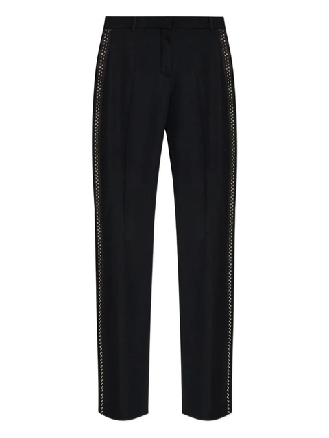Versace studded wool trousers - Black - zdjęcie produktu nr 1