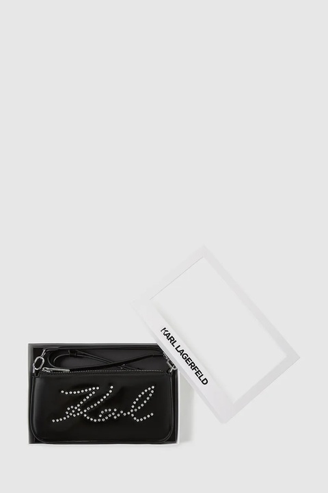 Karl Lagerfeld torebka kolor czarny A4W32043 - zdjęcie produktu nr 2