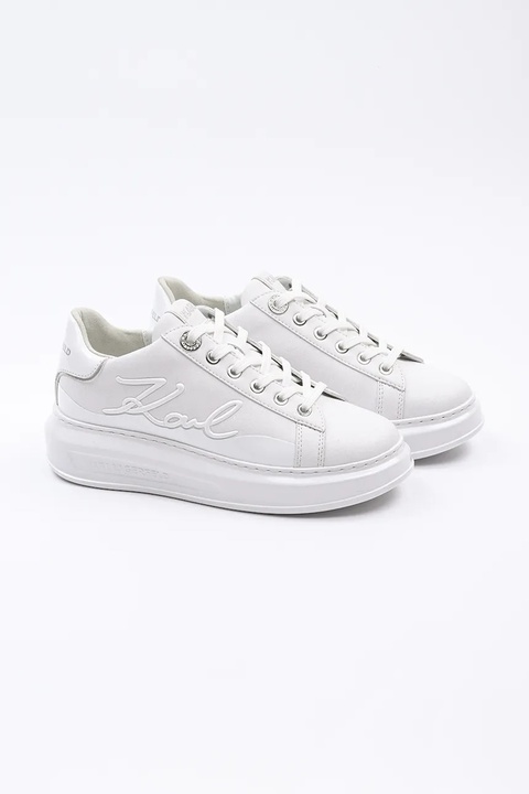 Karl Lagerfeld sneakersy skórzane KAPRI kolor biały KL62548F - zdjęcie produktu nr 2