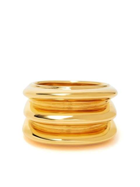 Missoma Triple Ridge ring - Gold - zdjęcie produktu nr 1
