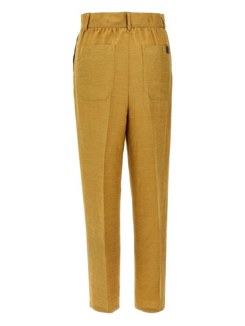 Max Mara Efedra tailored trousers - Gold - zdjęcie produktu nr 1