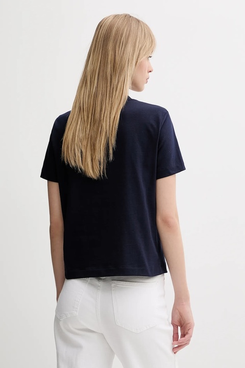 Calvin Klein Jeans t-shirt bawełniany damski kolor granatowy LV047B851G - zdjęcie produktu nr 2