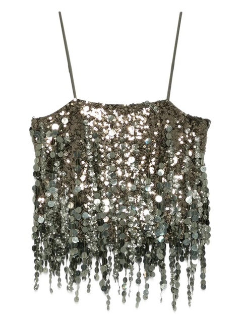 Blumarine sequin top - Green - zdjęcie produktu nr 1