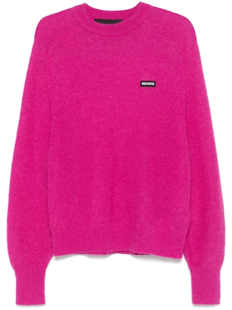 ROTATE BIRGER CHRISTENSEN logo sweater - Pink - zdjęcie produktu nr 1