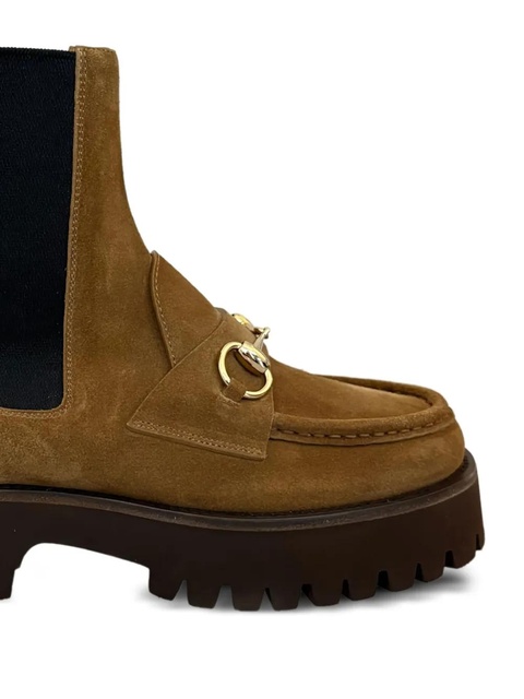 Gucci Horsebit platform Chelsea boots - Brown - zdjęcie produktu nr 2