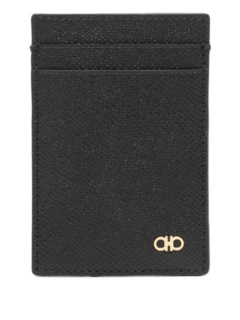 Ferragamo logo-plaque wallet - Black - zdjęcie produktu nr 1