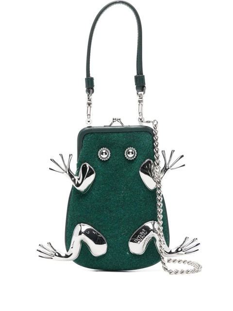 Vivienne Westwood frog-frame tote bag - Green - zdjęcie produktu nr 1