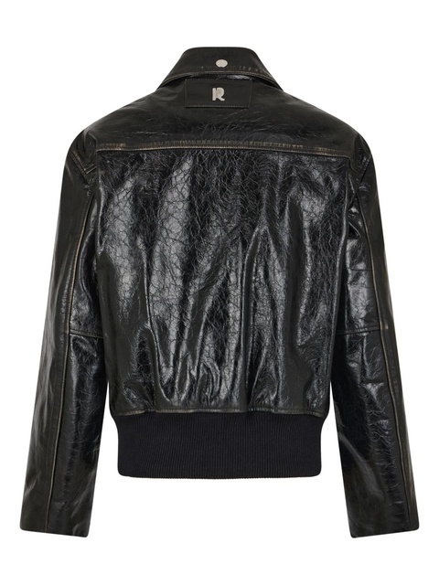 Rabanne leather jacket - Black - zdjęcie produktu nr 2
