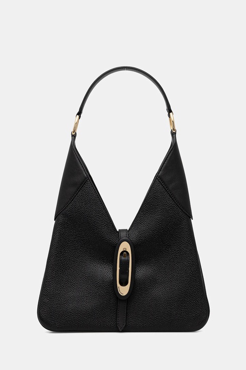 MICHAEL Michael Kors torebka skórzana kolor czarny 30F5GQ8L6L - zdjęcie produktu nr 1