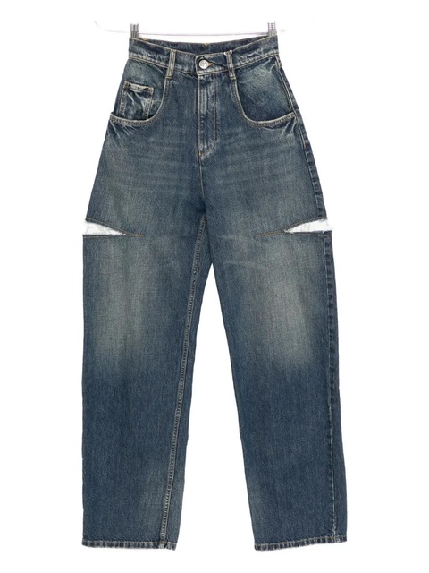 Maison Margiela cut-out jeans - Blue - zdjęcie produktu nr 1