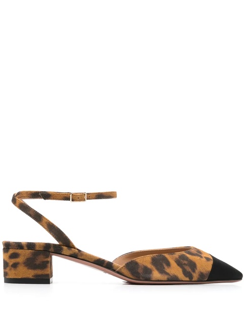 Aquazzura 35mm French Flirt pumps - Brown - zdjęcie produktu nr 1