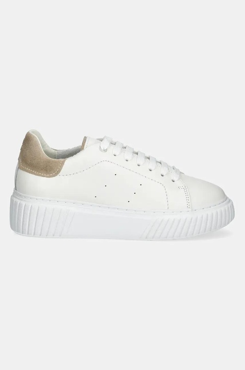 Marc O'Polo sneakersy skórzane SVEA damskie kolor beżowy 50117733501170 - zdjęcie produktu nr 2