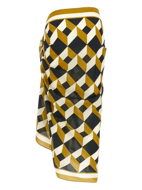 ERES geometric-print sarong - Brown - zdjęcie produktu nr 2
