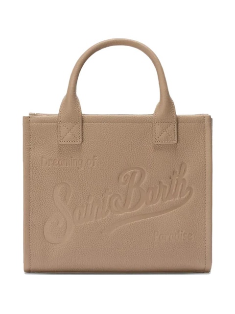 MC2 Saint Barth midi Vanity debossed leather tote bag - Neutrals - zdjęcie produktu nr 1