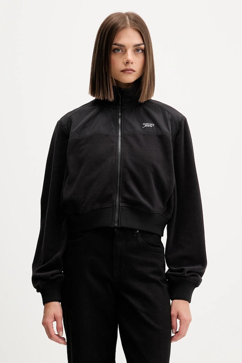 Tommy Jeans bluza damska kolor czarny gładka DW0DW21606 - zdjęcie produktu nr 1