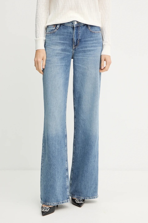 Guess jeansy damskie kolor granatowy W5YA96 D5QKB - zdjęcie produktu nr 1