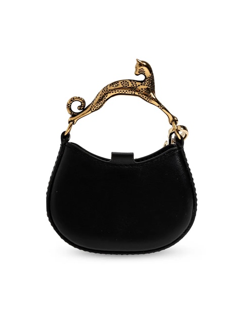 Lanvin Cat leather mini bag - Black - zdjęcie produktu nr 2