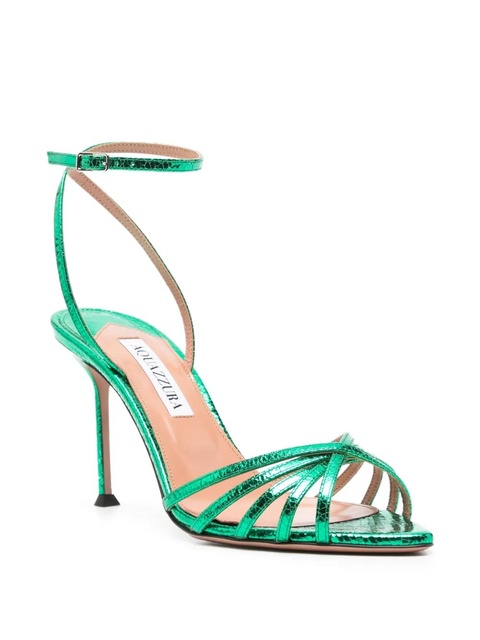 Aquazzura 85mm pointed-toe sandals - Green - zdjęcie produktu nr 1