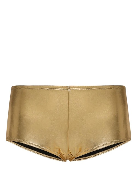 Dolce & Gabbana low-rise foiled briefs - Gold - zdjęcie produktu nr 1