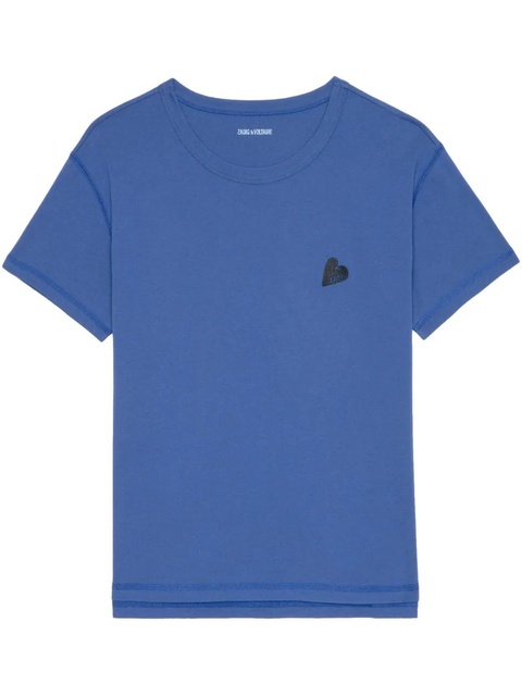 Zadig&Voltaire logo print t-shirt - Blue - zdjęcie produktu nr 1